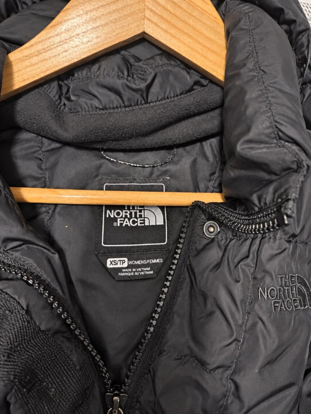 The North Face Women's XS Black Long Hooded Puffer Coat